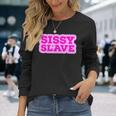 Sissylaveissification Maid Baby Kinkyissy Femboy 長袖Tシャツ 彼女への贈り物