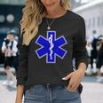 Star Of Life Rod Of Asclepius Emt Ems パラメディック メディック 長袖Tシャツ 彼女への贈り物