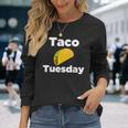 Taco Tuesday Taco Tuesday 長袖Tシャツ 彼女への贈り物