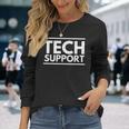 Techupport 長袖Tシャツ 彼女への贈り物