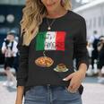 That's Amore ピザ パスタ好き イタリア料理 イタリア国旗 長袖Tシャツ 彼女への贈り物