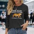 This Is My Human コスチューム I'm Really A Tiger かわいいタイガー 長袖Tシャツ 彼女への贈り物