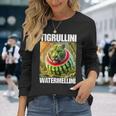 Tigrullini Watermellini イタリアンブレインロットミーム 長袖Tシャツ 彼女への贈り物