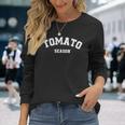 Tomato Season Tomato Gardening Vegetables Farmer Farm Long Sleeve T-Shirt Gifts for Her