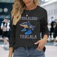 Tralalero Tralala イタリアンブレインレッドミーム 長袖Tシャツ 彼女への贈り物