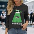 Ufo Cow Abduction Ufo Alien Abduction 長袖Tシャツ 彼女への贈り物