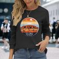 Uluru オーストラリア お土産 エアーズ ロック 記念品 ヴィンテージ 太陽 長袖Tシャツ 彼女への贈り物