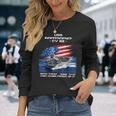 Uss インデペンデンス Cv 62 空母 退役軍人 アメリカ国旗 長袖Tシャツ 彼女への贈り物