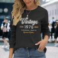 Vintage 1975 Piezas Originales 50 Cumpleaños Camiseta de manga larga Regalos para ella