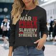 War Is Peace 引用tシャツ 長袖Tシャツ 彼女への贈り物