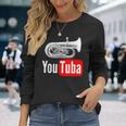 You Tuba Tuba マーチングバンド ユーフォニアム チューバ 長袖Tシャツ 彼女への贈り物