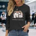 《Breviceps Adspersus》 アメフクラガエル カエル好き おもしろ ネタ プレセント 長袖Tシャツ 彼女への贈り物