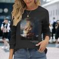 「Thetorm On Theea Of Galilee」ペイントアートtシャツ 長袖Tシャツ 彼女への贈り物