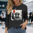 「シンパンジー」審判 シンパン チンパンジー レッドカード 猿 サル スポーツ サッカー 日本語 カタカナ かっこいい 長袖Tシャツ 彼女への贈り物