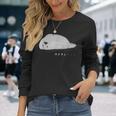 かわいいアザラシ、ノザラシ、面白 長袖Tシャツ 彼女への贈り物