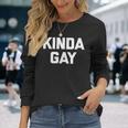 ちょっとゲイシャツ 面白い言葉 皮肉なゲイプライド Lgbtq ゲイ 長袖Tシャツ 彼女への贈り物