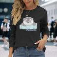 ゆるカワウソさん あそぶ？【 No2 】コツメカワウソ 長袖Tシャツ 彼女への贈り物