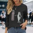 アザラシ ボクシング ホビーボックス スポーツ 海獣 長袖Tシャツ 彼女への贈り物