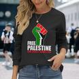 イスラエル人民の自由なパレスチナの職業 長袖Tシャツ 彼女への贈り物
