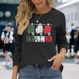 イタリア イタリア 国旗 スクーター ベスパ 原付ライダー お土産 ギフト 長袖Tシャツ 彼女への贈り物