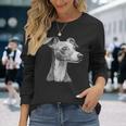 イタリアン グレイハウンド 犬 モチーフ ペット イタリアン グレイハウンド 長袖Tシャツ 彼女への贈り物