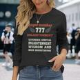 エンジェルナンバー777エンライトメント数秘術パーソナルナンバー777 長袖Tシャツ 彼女への贈り物