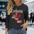 カナダはメープルリーフの愛国的なシャツと一緒に販売されていません。 長袖Tシャツ 彼女への贈り物