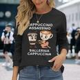 カプチーノ アサシーノ バレリーナ イタリアン ブレイン ミーム キッズ 長袖Tシャツ 彼女への贈り物