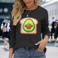 カワイイ アボカドトースト 長袖Tシャツ 彼女への贈り物