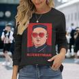 キム・ジョンウン、ファニー・ロケットマン・パロディ・ロックンロール 長袖Tシャツ 彼女への贈り物