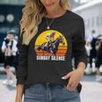 サンデーサイレンスホース、競馬、サンタアニタ、デルマール 長袖Tシャツ 彼女への贈り物