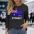 シドニー オーストラリア国旗ジャージ 長袖Tシャツ 彼女への贈り物