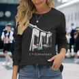 シンガポール マリーナベイ ヴィンテージ スカイライン アジア アイラブシンガポール I Loveingapore 長袖Tシャツ 彼女への贈り物