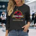 ジュラシック・ワールド Jurassic Parkpixel 長袖Tシャツ 彼女への贈り物
