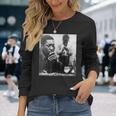 ジョン・コルトレーン 白黒写真 長袖Tシャツ 彼女への贈り物