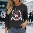 スケベなアニメガール エッチ・ワイフ アニメ 変態 長袖Tシャツ 彼女への贈り物