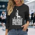 スタンドアップ パドリングボード ミーティングup 犬upボード パドリング 長袖Tシャツ 彼女への贈り物