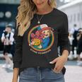 ストレンジャー・シングス ダスティン デモドグ ミーム 好奇心 コンパニオン 84 長袖Tシャツ 彼女への贈り物