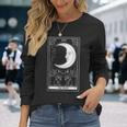 タロットカード 月 占い師 オカルト 魔女 ウィッカン カード 長袖Tシャツ 彼女への贈り物