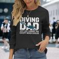 ダイビング お父さん ヴィンテージ スキューバ ダイバー 父 スキューバダイビング 長袖Tシャツ 彼女への贈り物