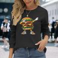 ダビングバーガー ファーストフード ナショナルハンバーガー ダブ愛好家 長袖Tシャツ 彼女への贈り物