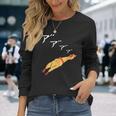 チキンおもちゃ ニワトリ 鶏 おもしろ ギャグ 服 長袖Tシャツ 彼女への贈り物