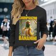 チンパンジーニ バナニーニ イタリアのブレインロットミーム 長袖Tシャツ 彼女への贈り物
