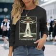 テイク・ミー・ウィズ・ユー エイリアン Ufo クローズエンカウンター ロズウェル エリア51 長袖tシャツ 長袖Tシャツ 彼女への贈り物