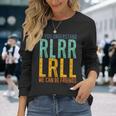 ドラマー Rlrr Lrll パラディドル ドラム ドラム レトロ ヴィンテージ 長袖Tシャツ 彼女への贈り物