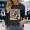 ナポレオン・ボナパルト ジャック・ルイ・デイヴィッド ネオクラシシズムアート 長袖Tシャツ 彼女への贈り物