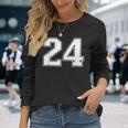 ナンバー24 スポーツ ナンバー入り 選手 20-4 長袖Tシャツ 彼女への贈り物