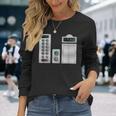 ハロウィンコスチューム、クールなエレベーターボタンアート 長袖Tシャツ 彼女への贈り物