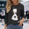 バーニーズマウンテンドッグの子犬 長袖Tシャツ 彼女への贈り物