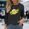 ビッグバン理論ロゴ Bazinga 長袖Tシャツ 彼女への贈り物